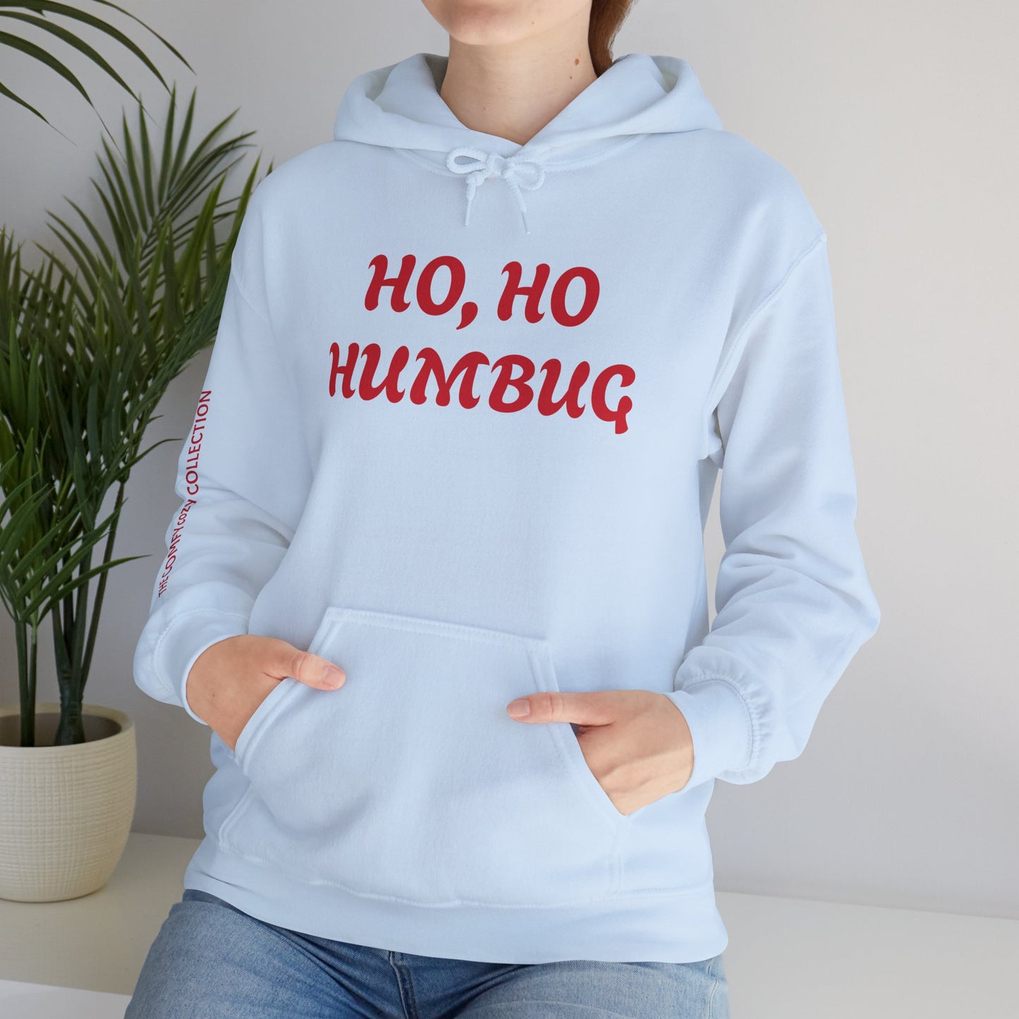 HO, HO HUMBUG COMFYcozy Heavy Blend™ Hooded Sweatshirt
