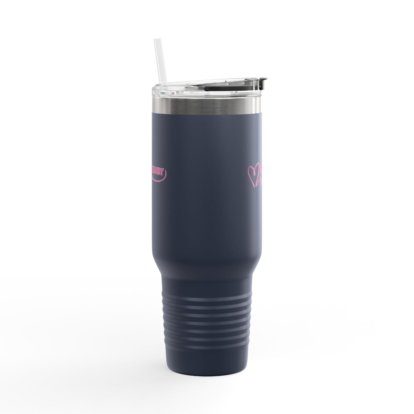 Ice Ice Baby Insulated Travel Mug, 40oz - Perfect for Hot/Cool Drinks, Travel, Gifts, Beach Days, Everyday Use