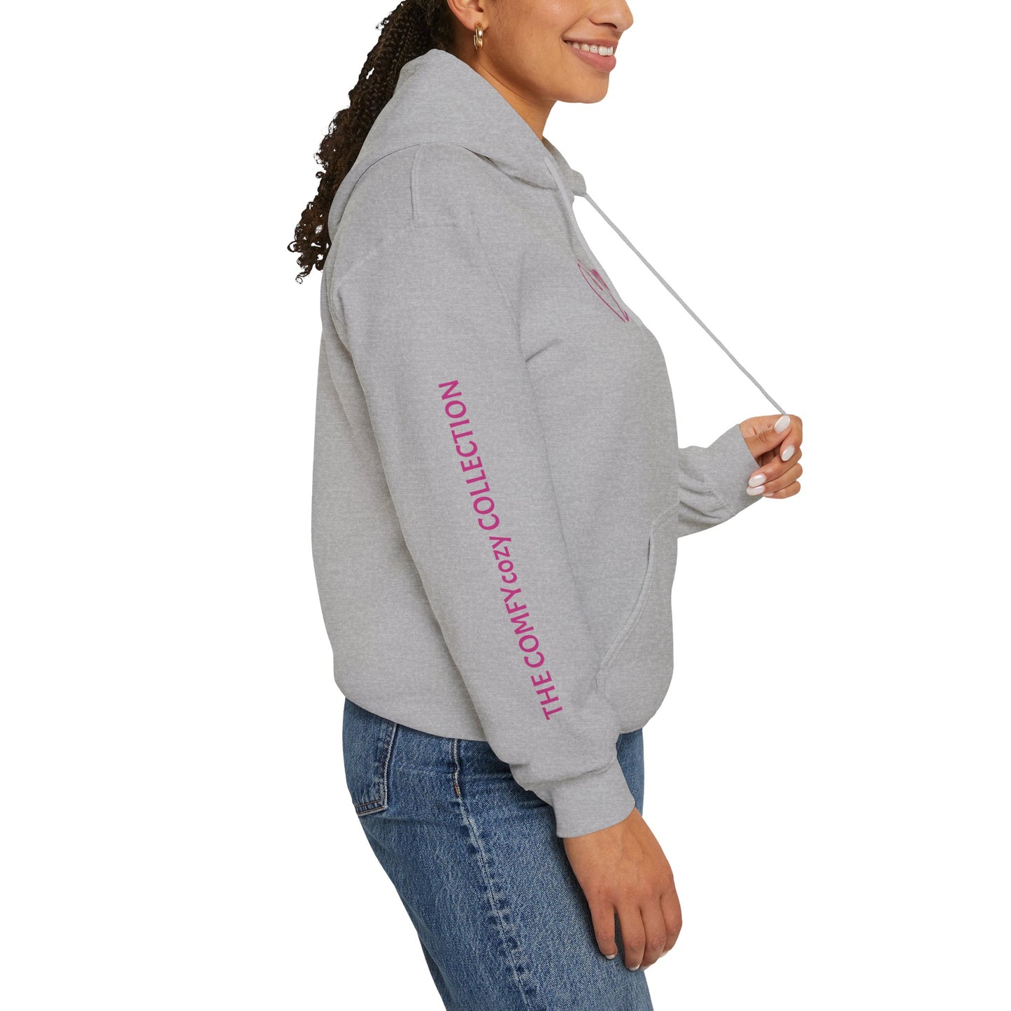 COMFYcozy Swirl Heart Heavy Blend™ Hooded Sweatshirt