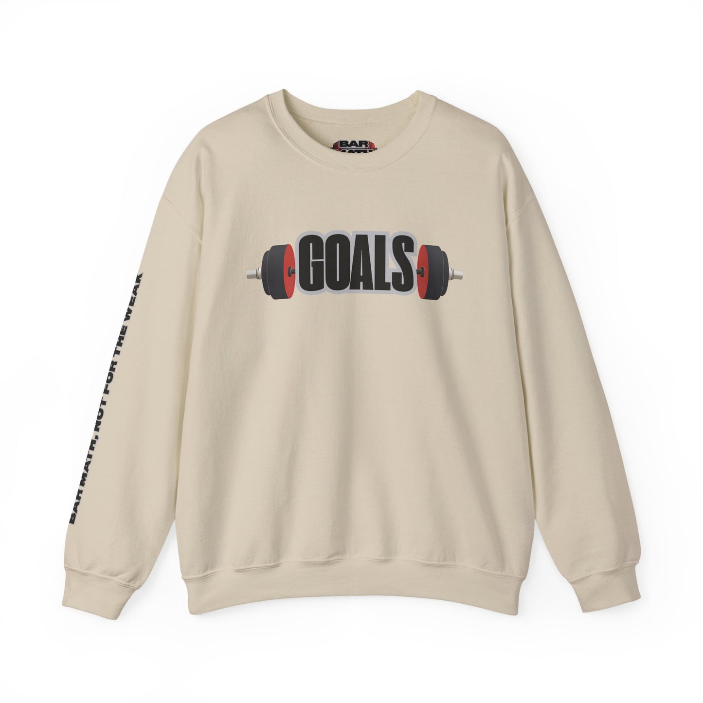 GOALS, BAR MATH Crewneck Sweatshirt
