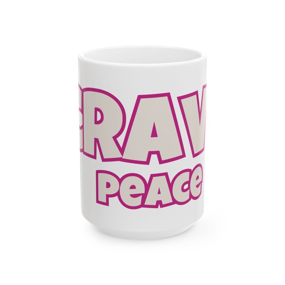 CRAVE PEACE Coffee Mug (15oz)