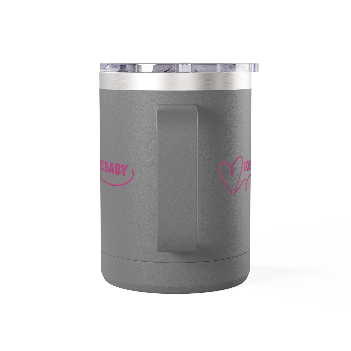 Ice Ice Baby Coffee Mug Tumbler, Fun Drinkware, Gift for Ice Cream Lovers, Unique Kitchen Décor, Home & Office Mug