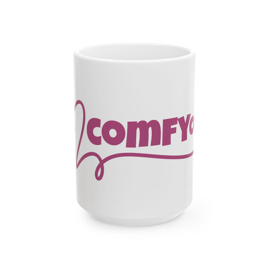 COMFYcozy Swirl Heart Coffee Mug  (15oz)