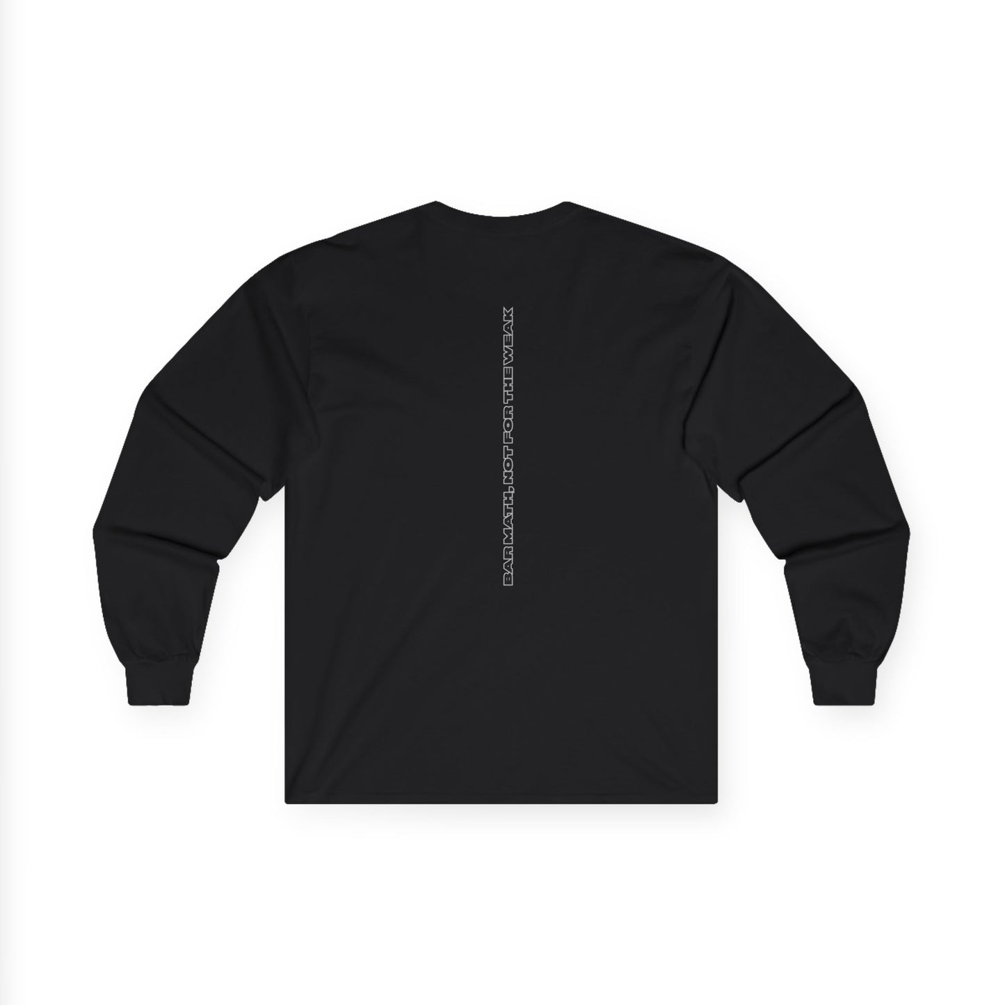 CRAVE IRON, BAR MATH Long Sleeve Tee
