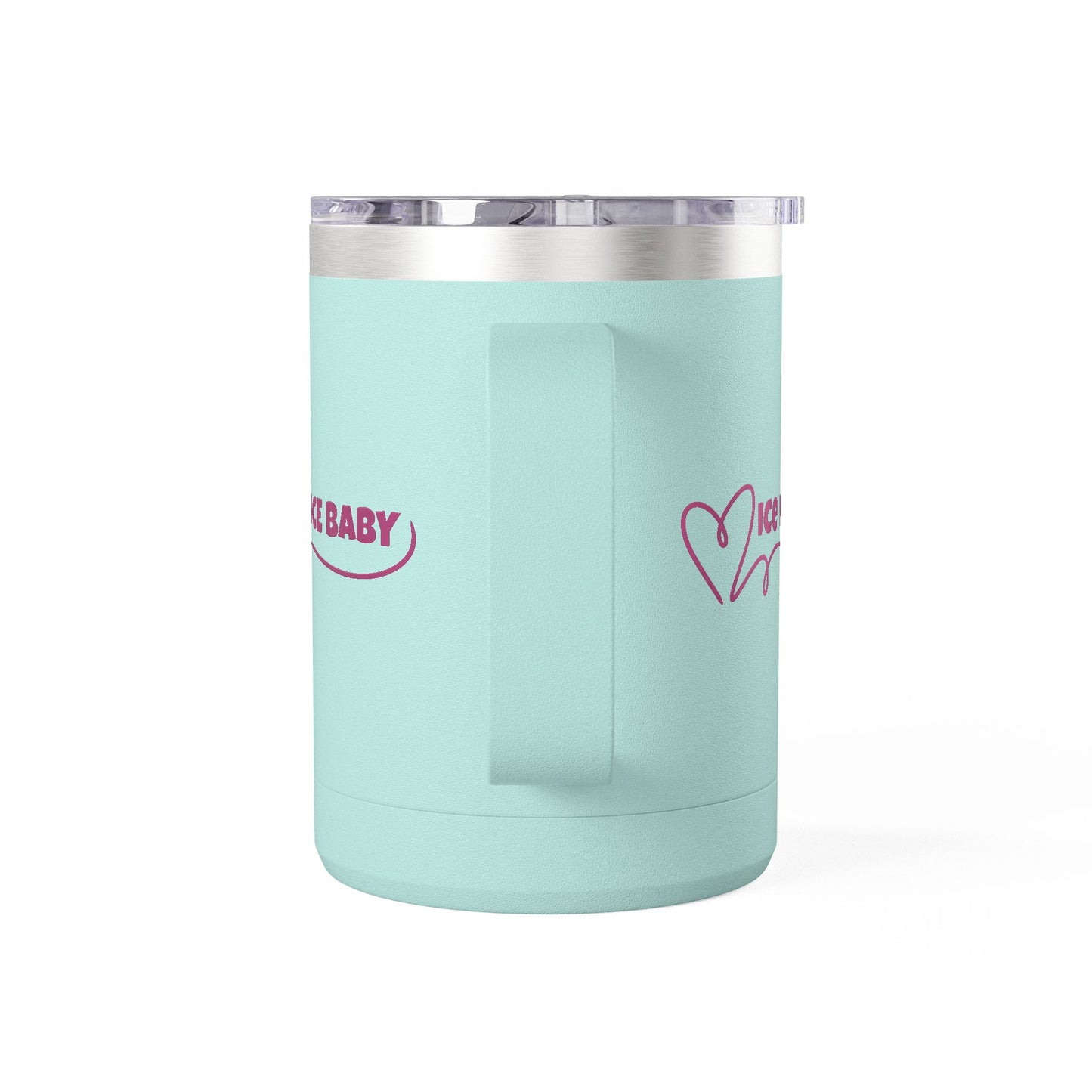 Ice Ice Baby Coffee Mug Tumbler, Fun Drinkware, Gift for Ice Cream Lovers, Unique Kitchen Décor, Home & Office Mug