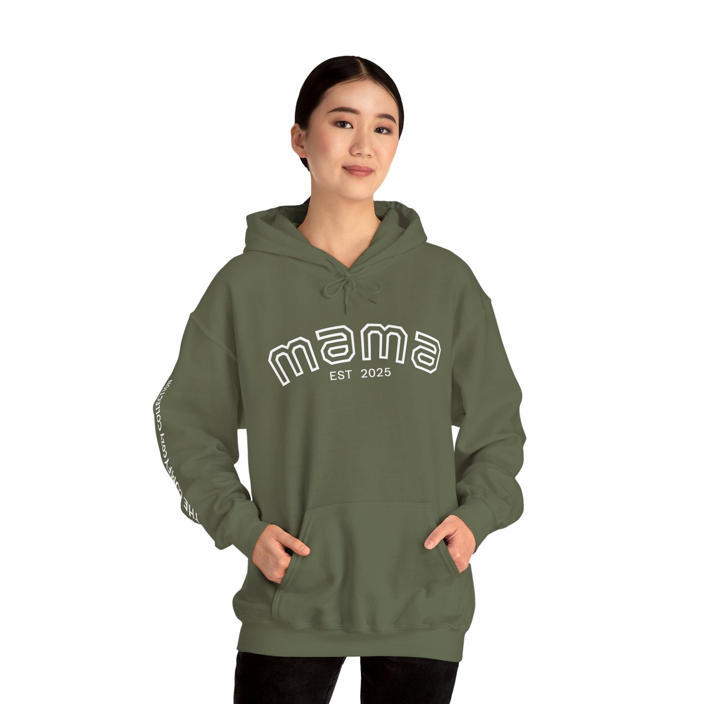 2025 MAMA  Est 2025 COMFYcozy Heavy Blend™ Hooded Sweatshirt