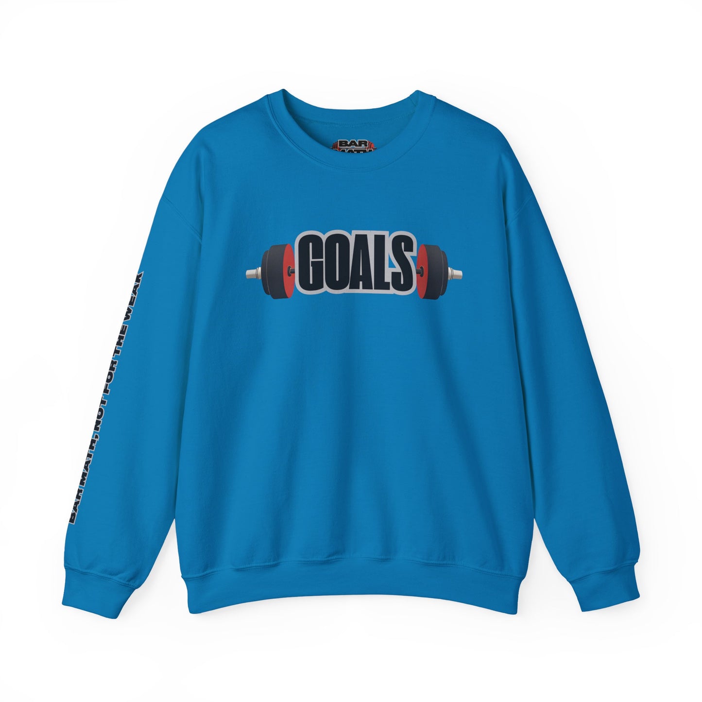 GOALS, BAR MATH Crewneck Sweatshirt