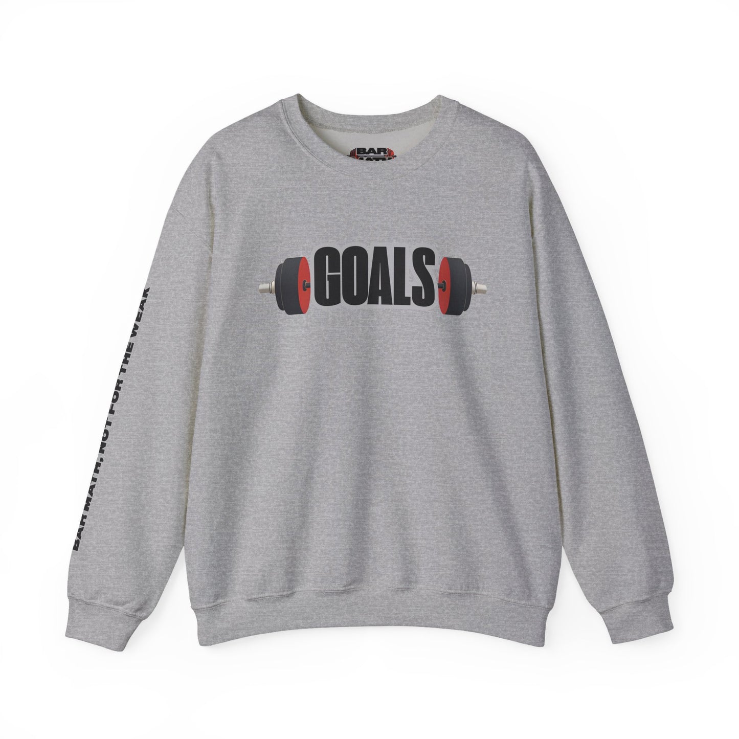 GOALS, BAR MATH Crewneck Sweatshirt
