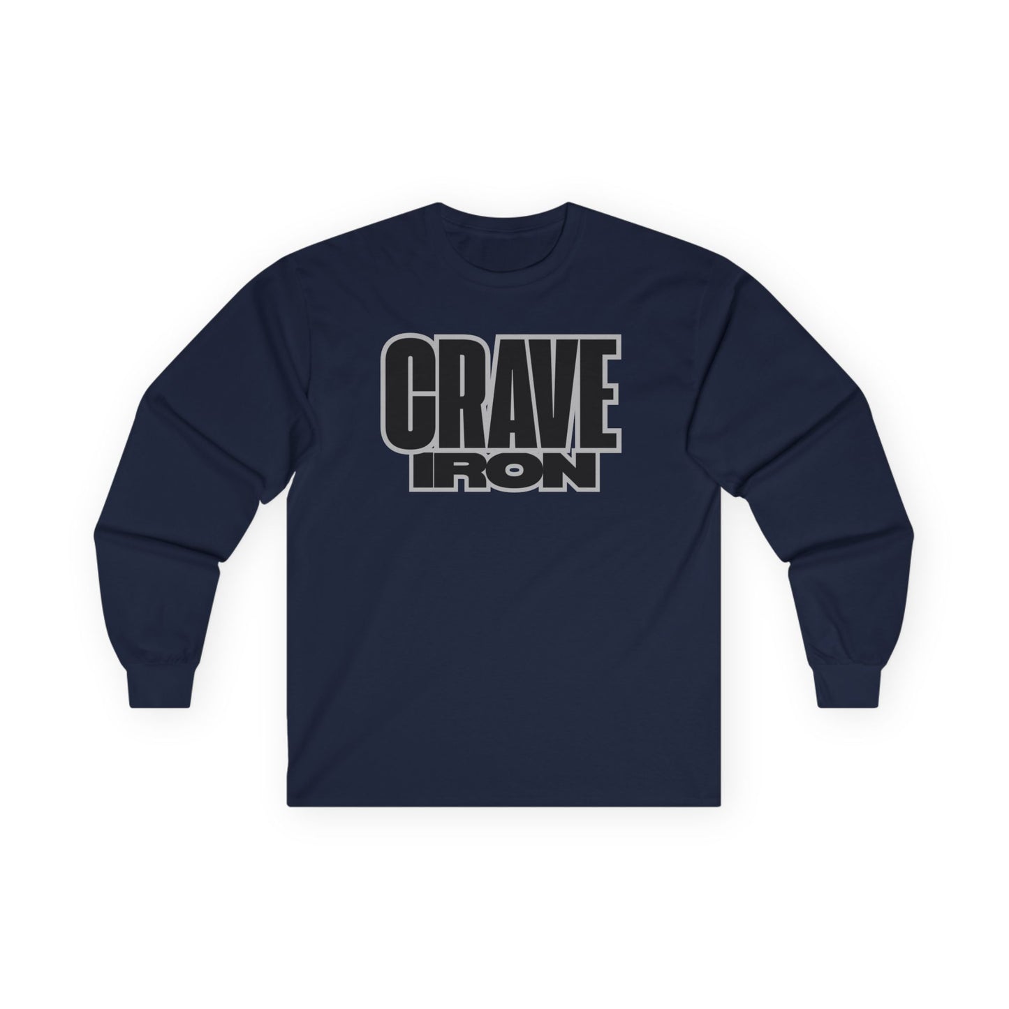 CRAVE IRON, BAR MATH Long Sleeve Tee