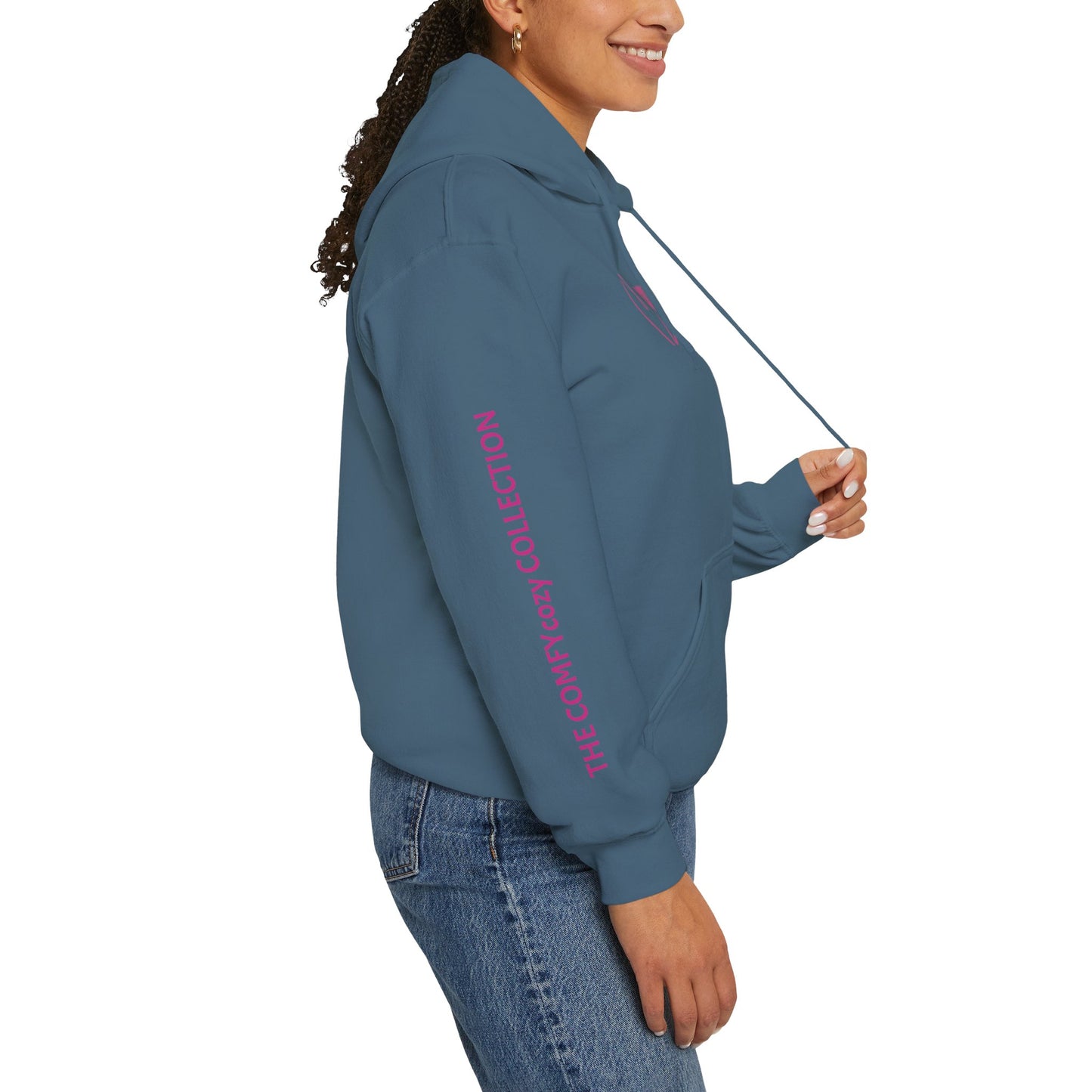 COMFYcozy Swirl Heart Heavy Blend™ Hooded Sweatshirt