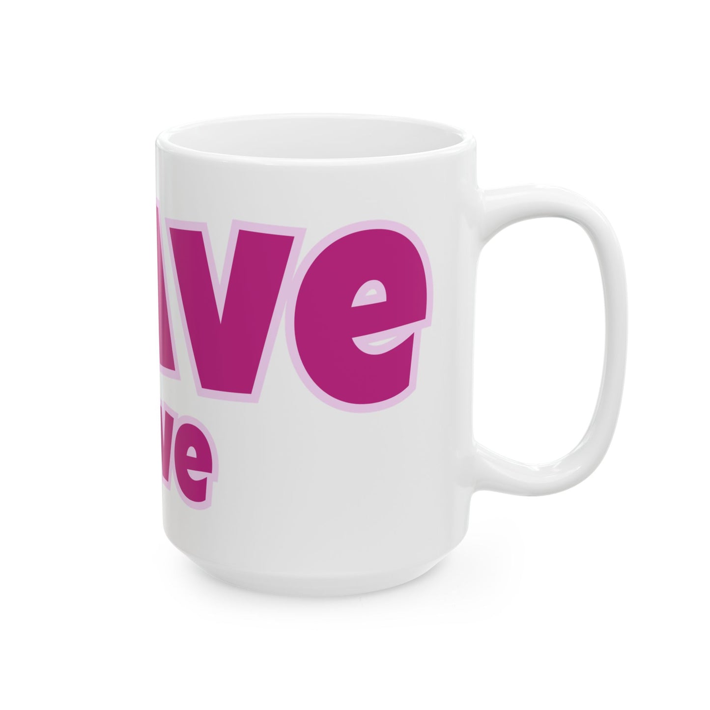 CRAVE LOVE Coffee Mug Pink (15oz)