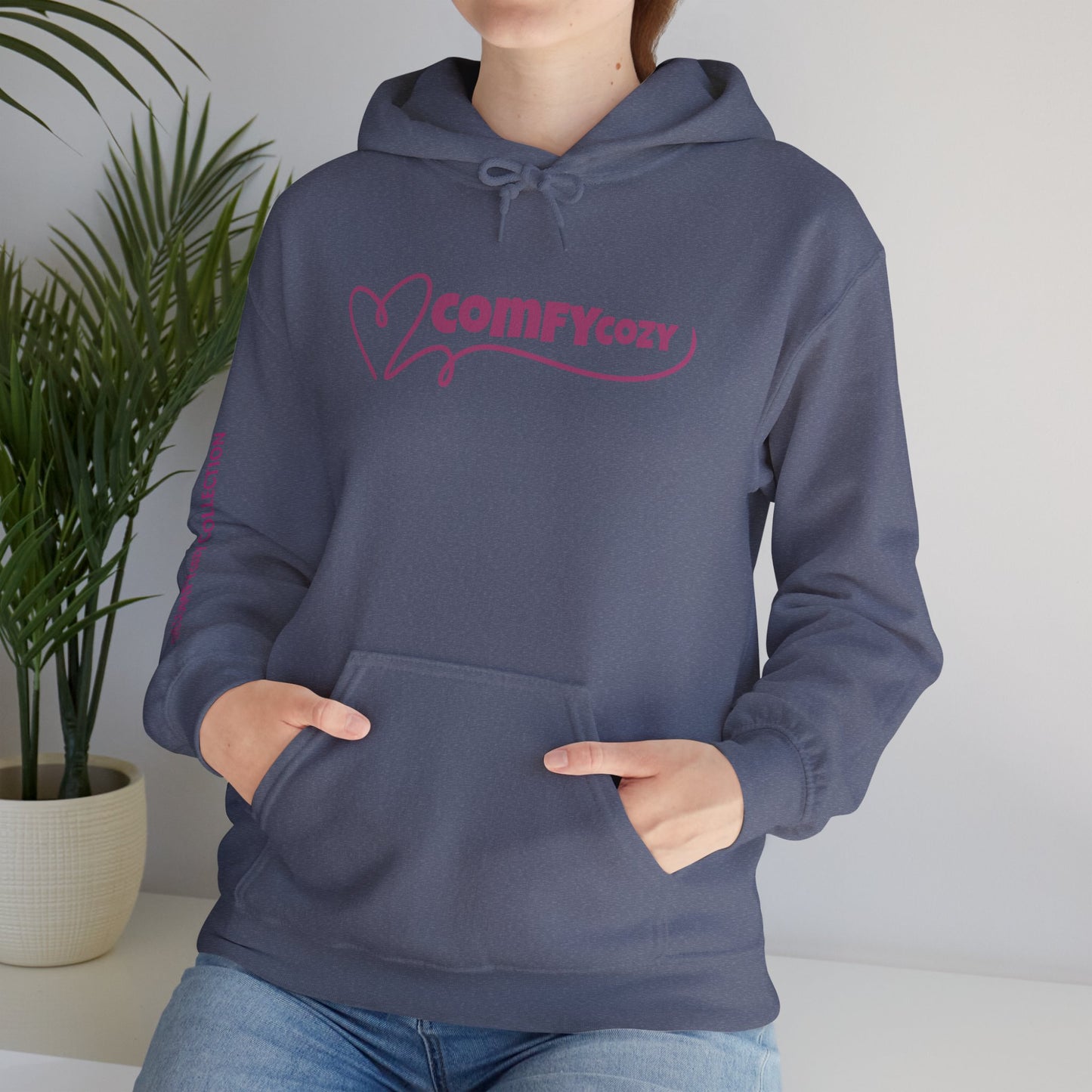 COMFYcozy Swirl Heart Heavy Blend™ Hooded Sweatshirt