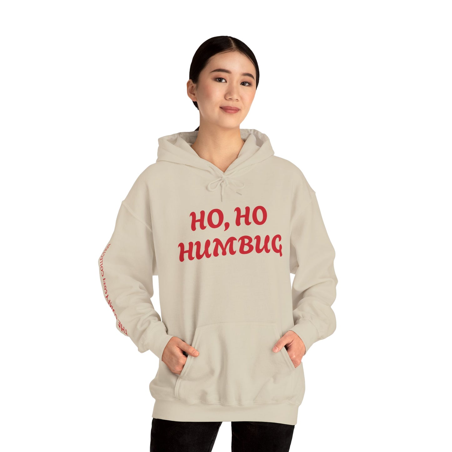 HO, HO HUMBUG COMFYcozy Heavy Blend™ Hooded Sweatshirt