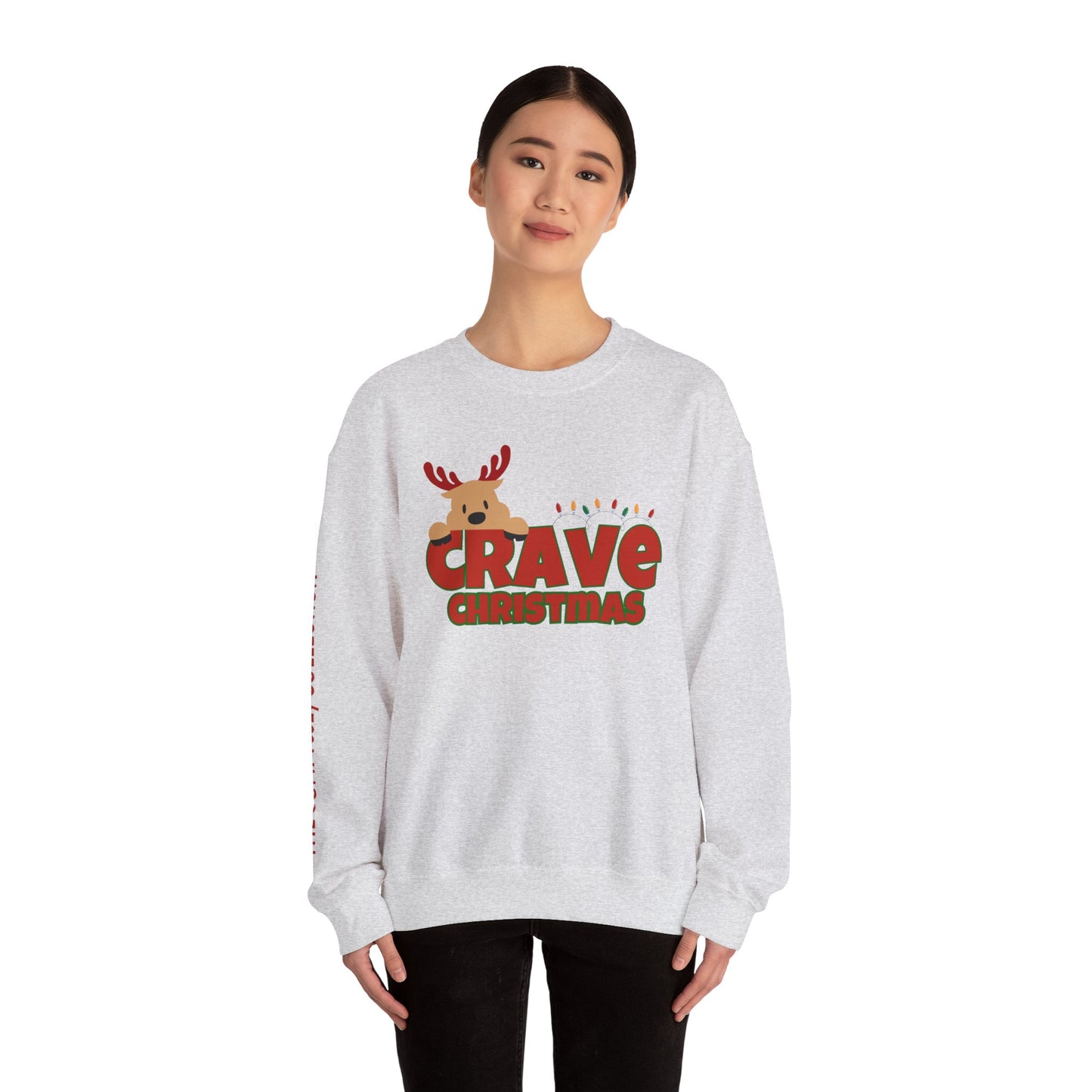 CRAVE CHRISTMAS REINDEER COMFYcozy Sweatshirt