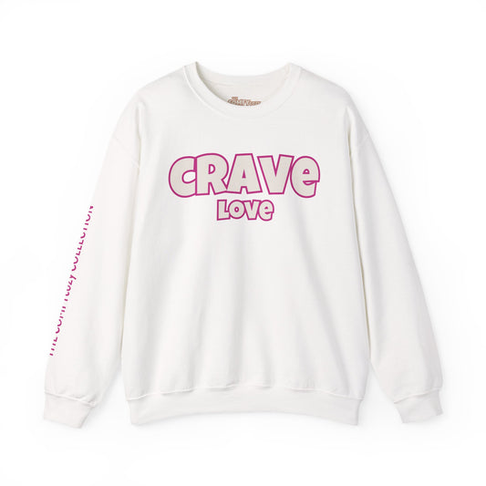 CRAVE LOVE Cozy Sweatshirt Pink