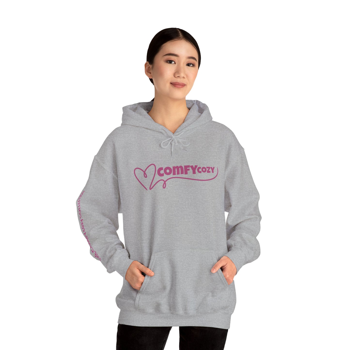 COMFYcozy Swirl Heart Heavy Blend™ Hooded Sweatshirt