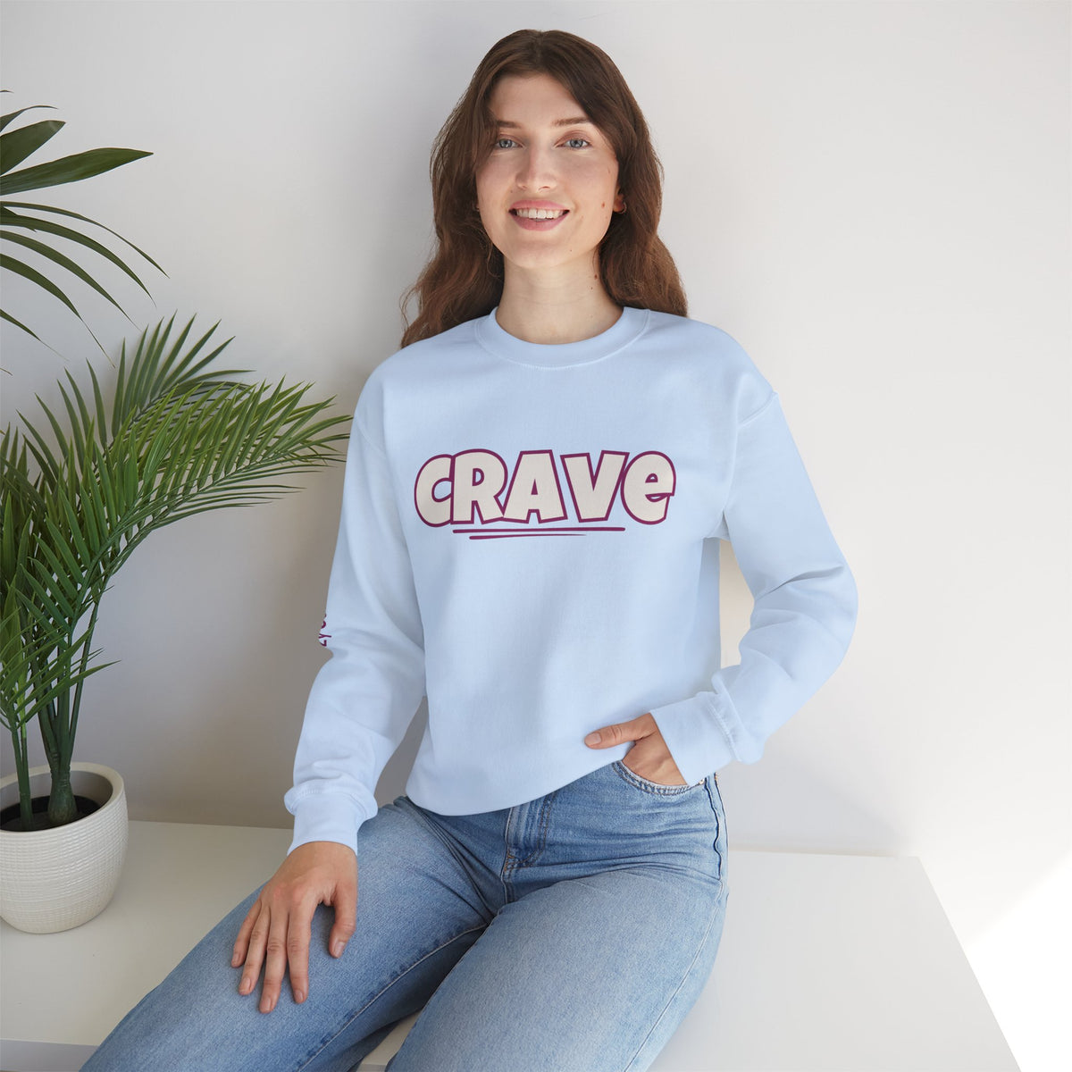 CRAVE our COMFYcozy Crewneck Sweatshirt