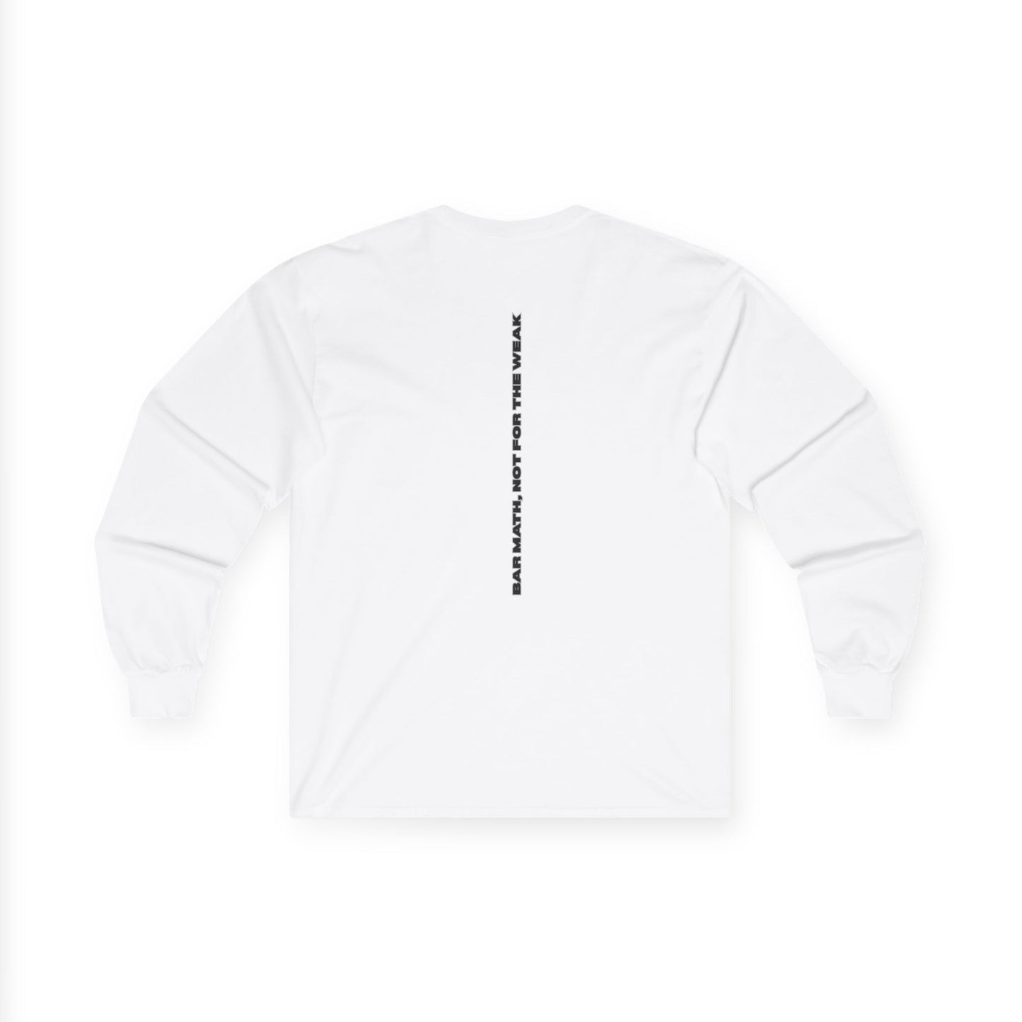 CRAVE IRON, BAR MATH Long Sleeve Tee