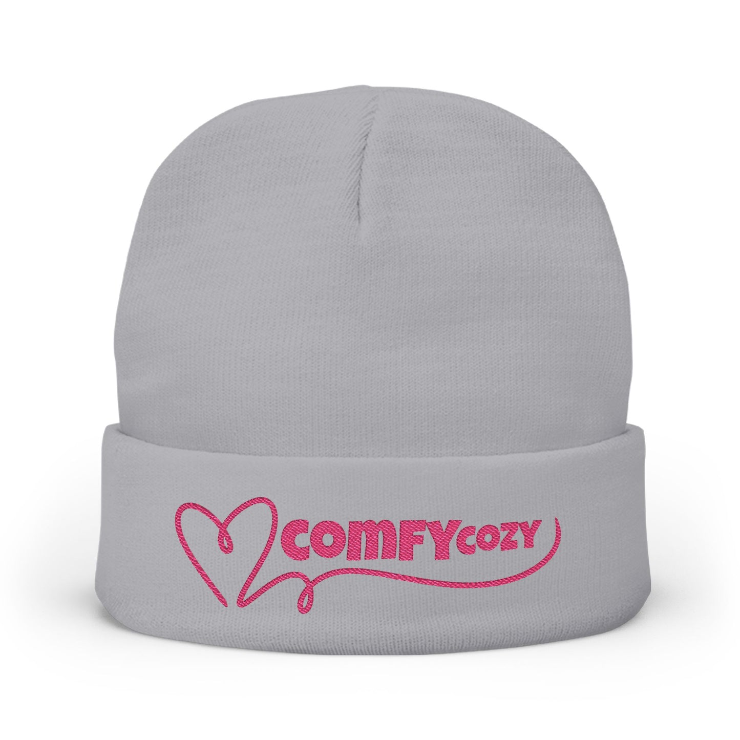 COMFYcozy Pink Knit Beanie with Embroidery, Warm Winter Hat for Men and Women, Perfect for Gift Giving, Casual Style for Cold Weather, [...]