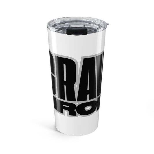 CRAVE IRON, BAR MATH Tumbler 20oz - Insulated Hot or Cold Travel Mug for Coffee Lovers