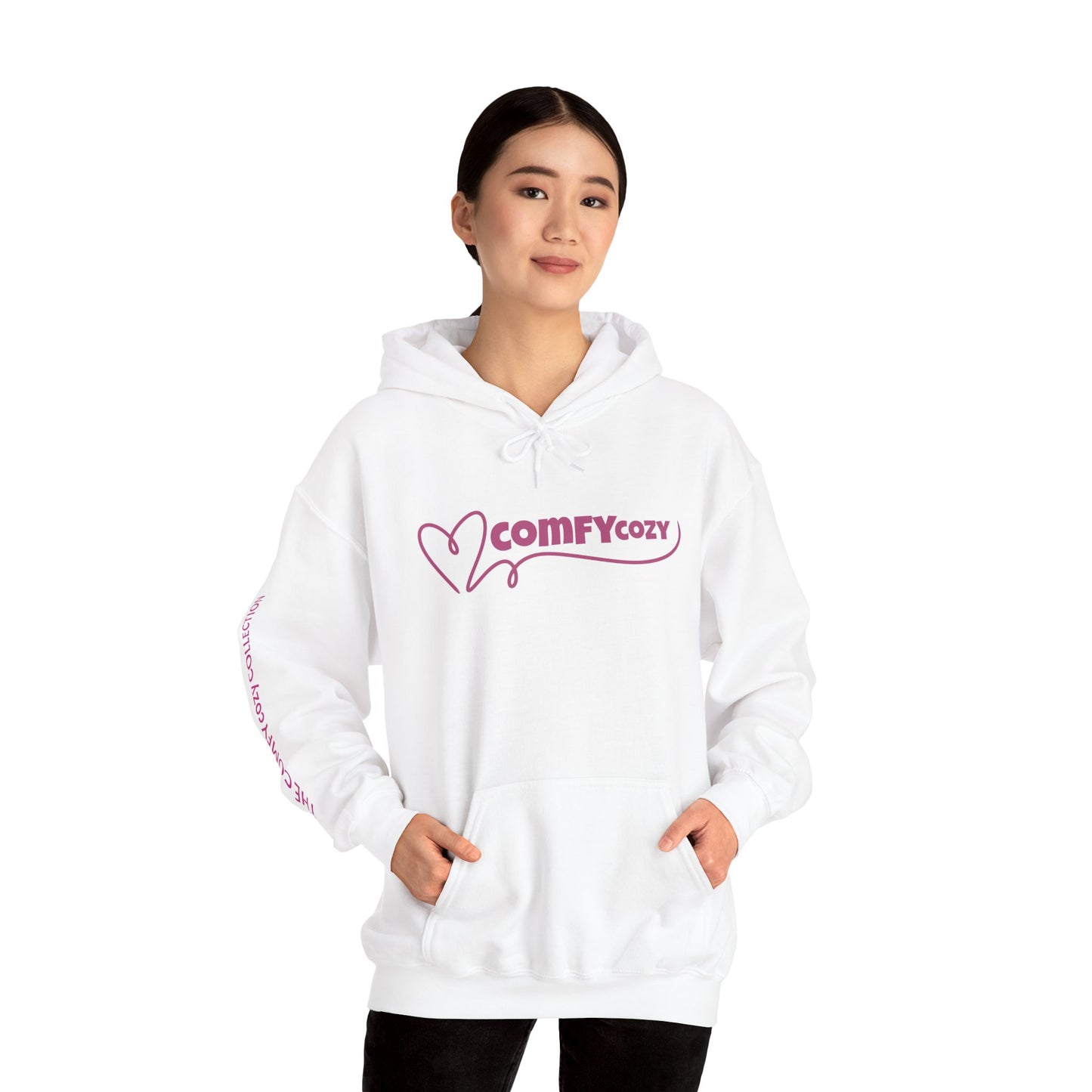 COMFYcozy Swirl Heart Heavy Blend™ Hooded Sweatshirt