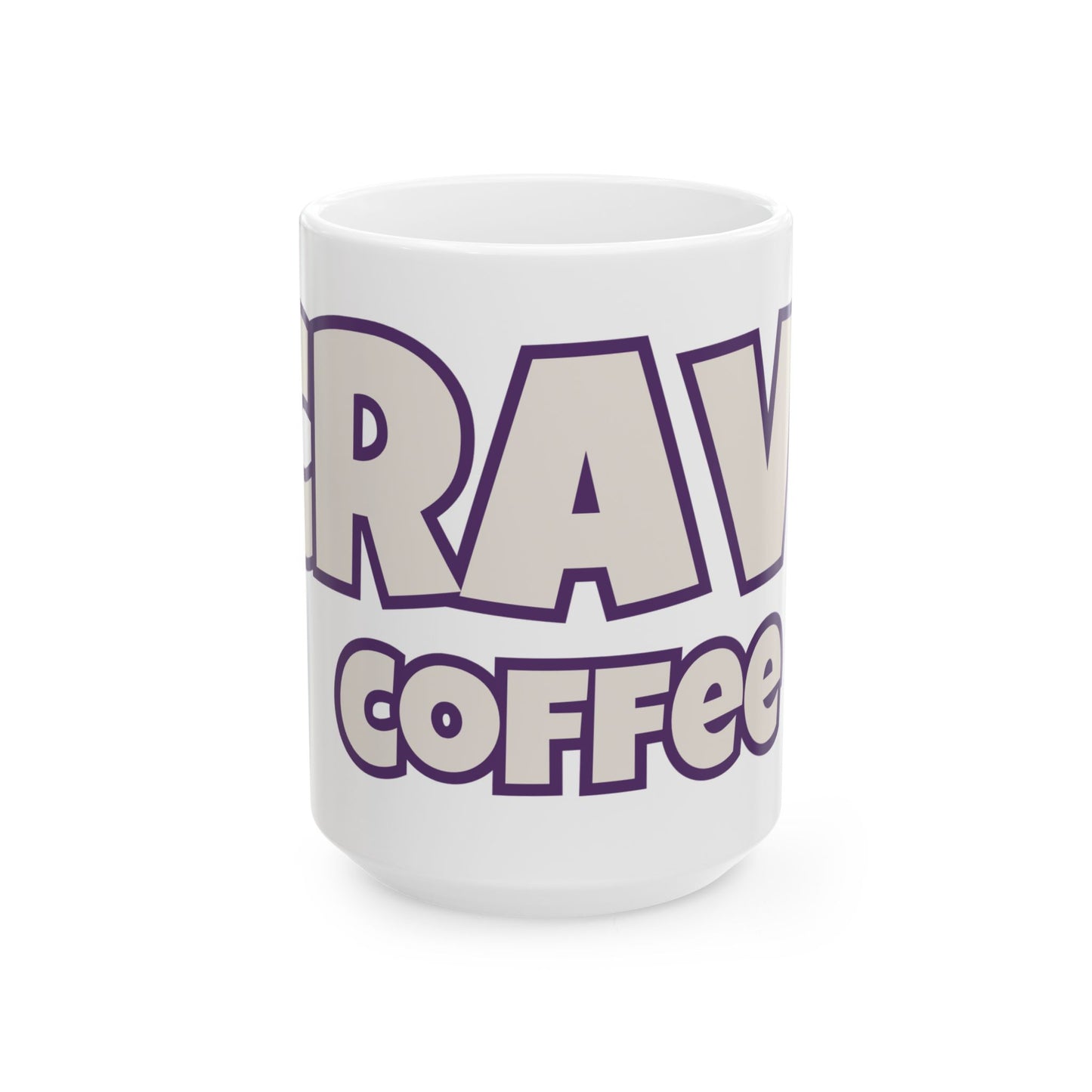 CRAVE COFFEE The Kim Purple Coffee Mug (15oz)