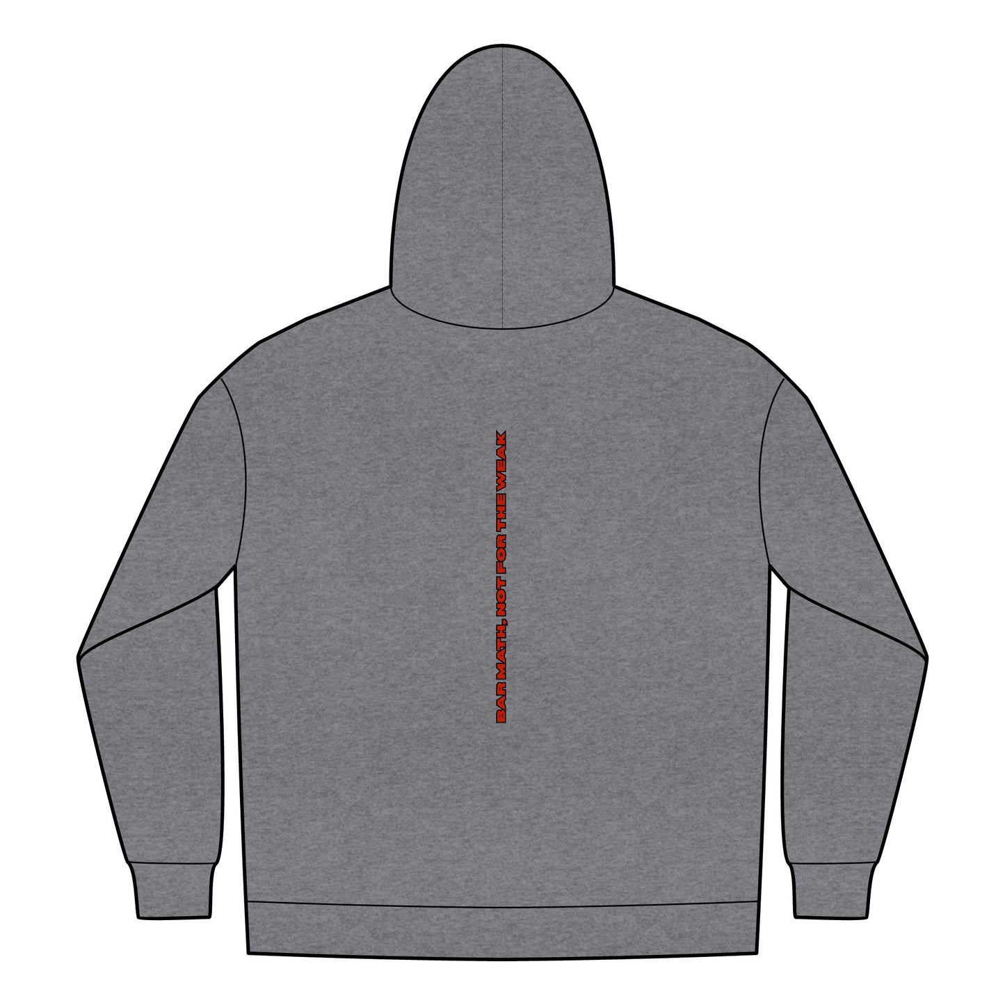 BAR MATH Zip Hoodie – Not For The Weak